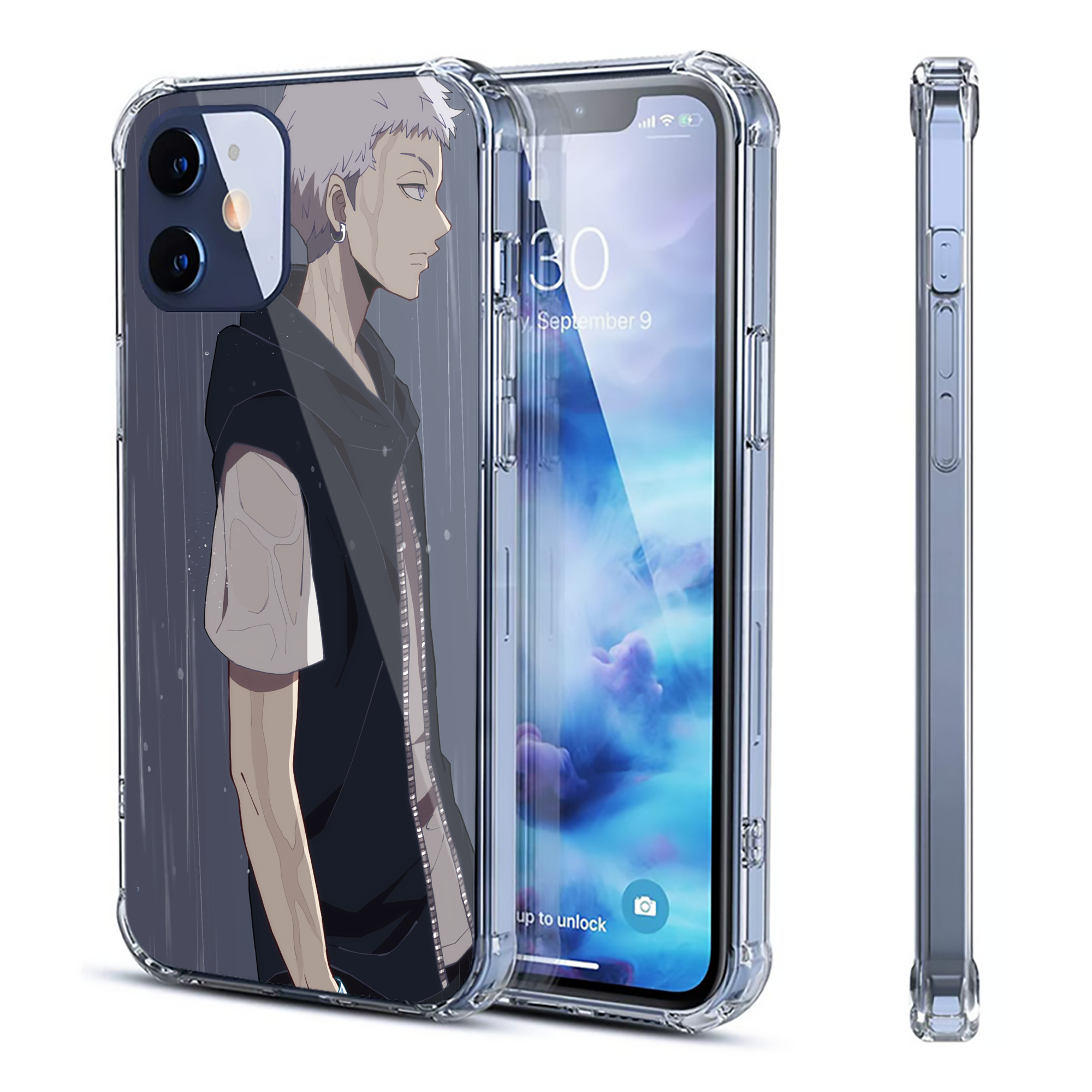 （画像用） 東京リベンジャーズ Tokyo Revengers 【iPhone 12シリーズ対応】透明スマホケース（クリアソフトケース）